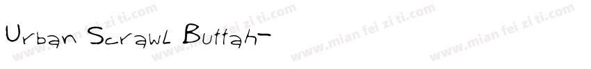 Urban Scrawl Buttah字体转换